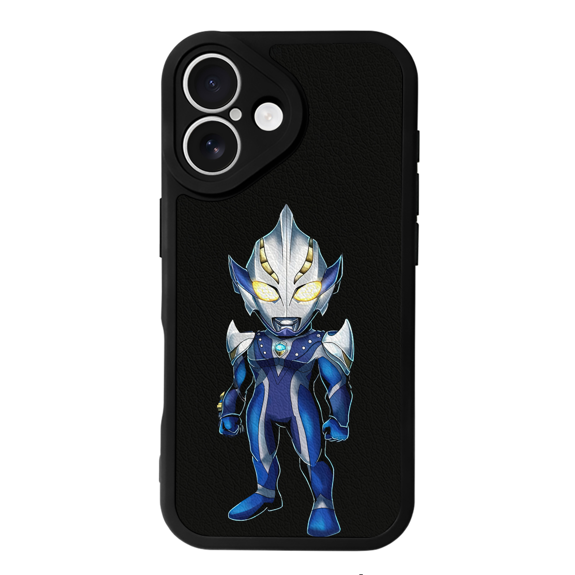 （画像用） ウルトラマン Ultraman 【iPhone 16シリーズ対応】シリコンスマホケース（レザー調） 材質：シリコン